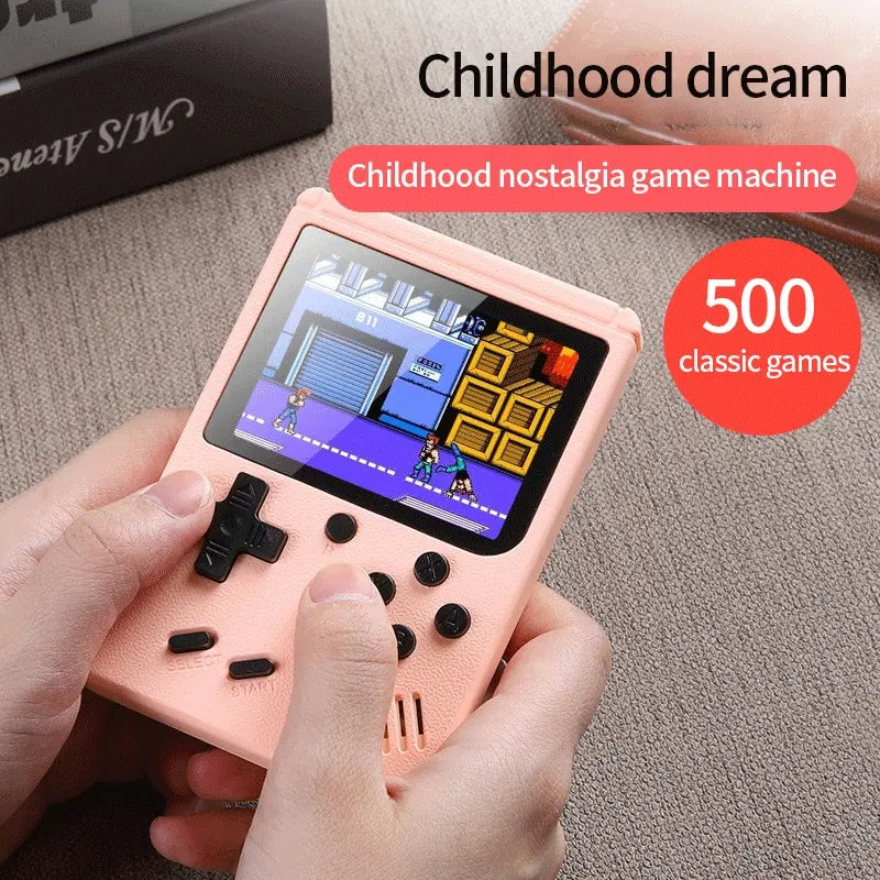 Retro Handheld Game Console — 500 Built-In Classic Games