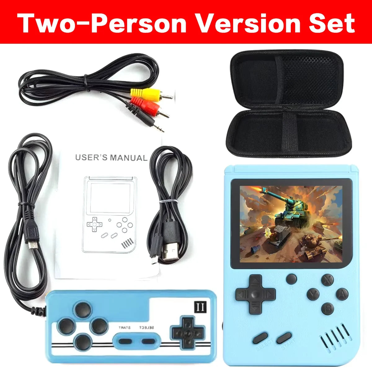 Retro Handheld Game Console — 500 Built-In Classic Games