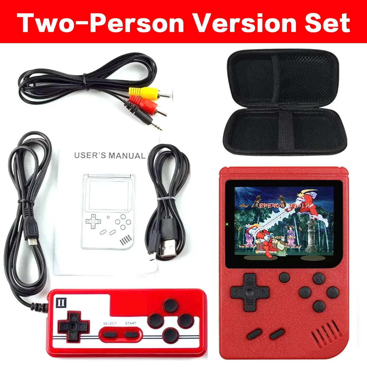 Retro Handheld Game Console — 500 Built-In Classic Games