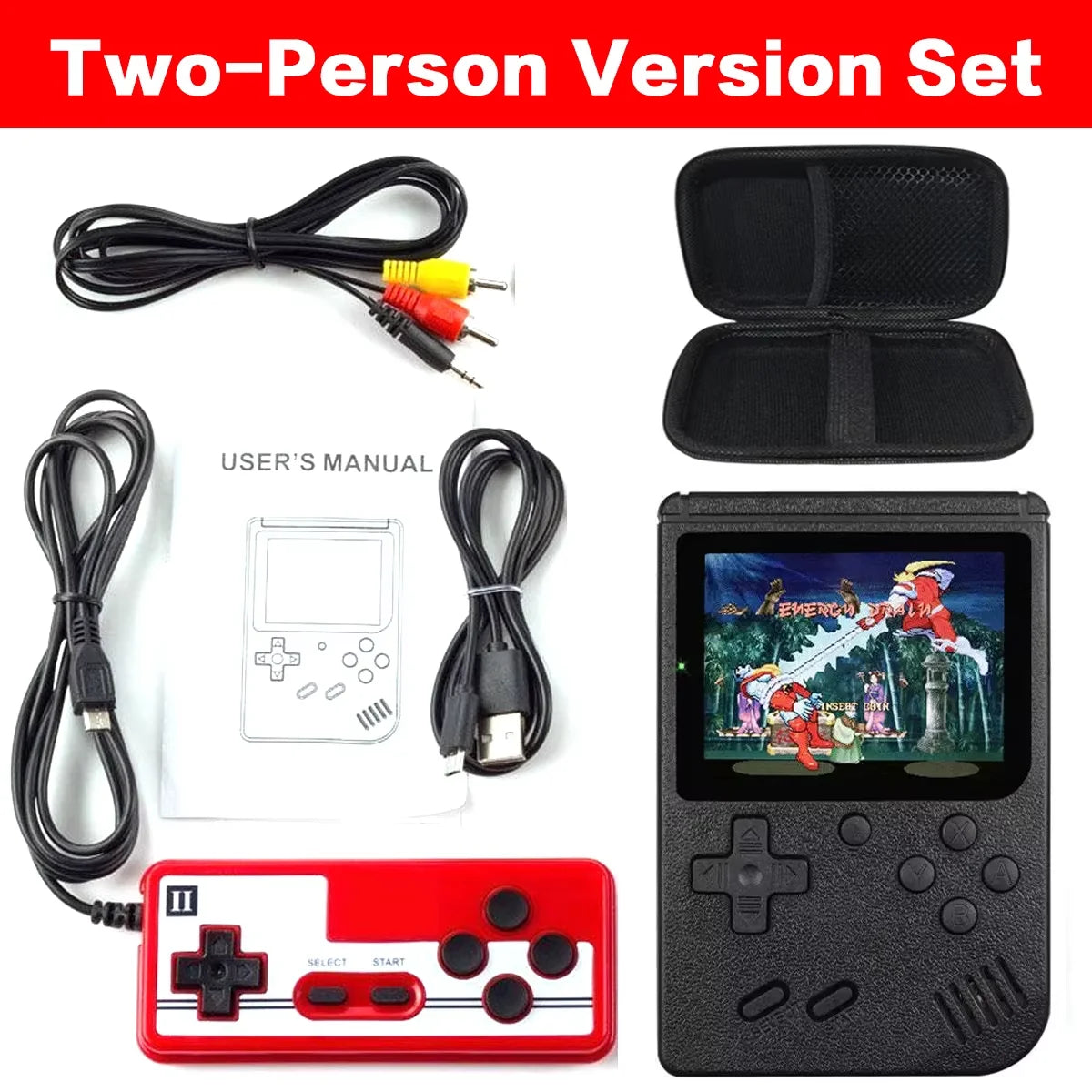 Retro Handheld Game Console — 500 Built-In Classic Games