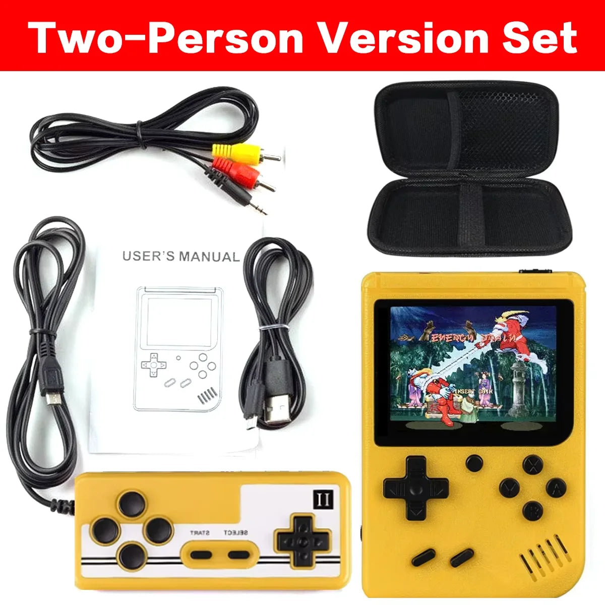 Retro Handheld Game Console — 500 Built-In Classic Games